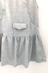 Pocket Flare Hooded Dress