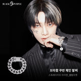 [Wearing Stray Kids] Braham Cuban chain braclet-Silver