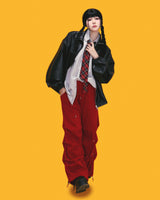 double two-way leather over jacket (2color)