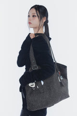 BELTED SHOULDER BAG leopard