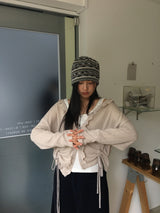 Punch Shirring Ruffle Cardigan (3color)