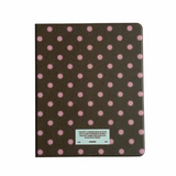 Dot brown pink ipad case