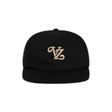 Leaf VZ Monogram 5-Panel Ball Cap / Black