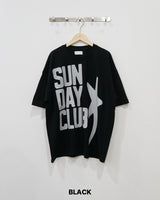 サンディプリンティングショートスリーブTシャツ