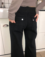 ヒエルローライズブーツカットバンドパンツ