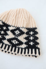 Argyle beanie bucket hat