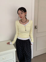 Poky Dot Embossed Velvet Long Pants (4c)
