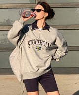 Stockholm half zip-up - mtm