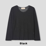 Noah Linen Boat Neck Long Sleeve Knit