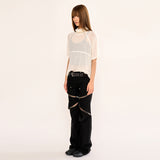 Turtle Neck Top - Ivory