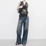 non-washing damage pants