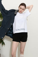 マルチプリンティングTシャツ_ホワイト