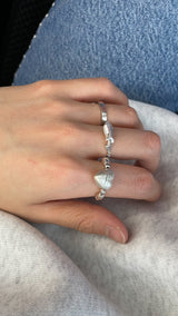 Light and You, silver ring