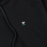 Stranger Relax Fit Flower Hoodie (Black)