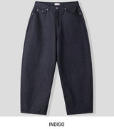 Diano raw balloon denim pants