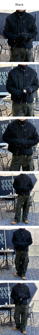 [F/W] Biker suede string jacket(3color)