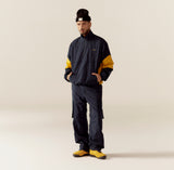 Stranger Regular Fit Nylon Cargo Pants (Navy)