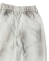 26SS WOMAN DIRTY WASHED WIDE DENIM PANTS