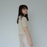 mesh knit cardigan