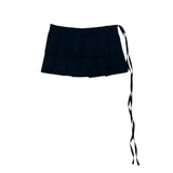 Pleated wrap pants set