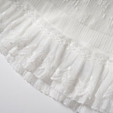 Double Belted Ribbon Frill Skirt