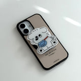[magsafe] puppy food glass case