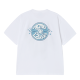 25SS ADLV サターンロゴ半袖Tシャツ ホワイト