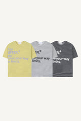 Disturb striped print T-shirt