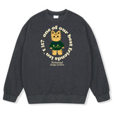 NUSL ファーキャットスウェットシャツ - 6COLOR