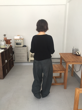 トラビバンディングバルーンコットンパンツ(3c)