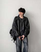シニカルクロップレザージャケット