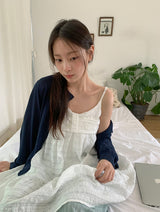 マヒ ベーシック サマー ロングスリーブカーディガン