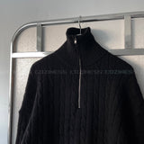 ACN Twisted pottery Half zip-up (4 colors)