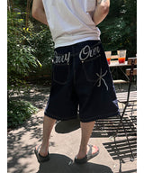 [Unisex] シックレタリングバミューダパンツ