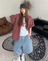 Ape Sun Embroidered Check Camp Cap