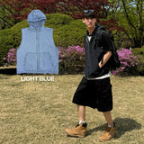 Rio Denim Anorak Vest(Light Blue)