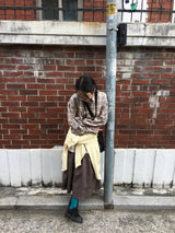 Wheel Ombre Check Shirt (2color)