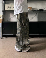 PT military cargo denim pants