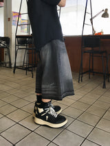 ブラッシュ カット バミューダデニムパンツ 2C