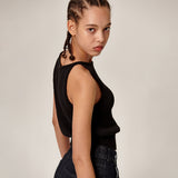 Onu Knitted Sleeveless Black