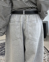 リックヨークピンタックスウェットパンツ
