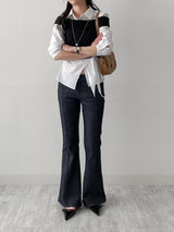 Port Off-Shoulder T-Shirt
