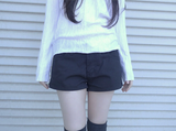 ブラックショートパンツ