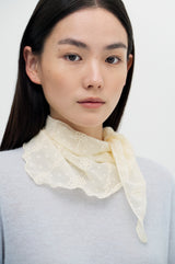 Embroidered Petit Arc Scarf_2colors