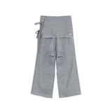 スカートレイヤードパンツ (グレー)