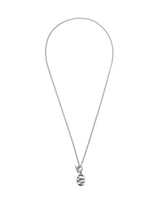 [1174] Punk Logo Pendant Necklace