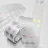 PET Aurora Butterfly Kiss Cut Tape