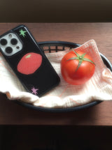 Tomato Glass Bumper Case ( Black )