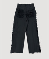 FUR STRAIGHT PANTS