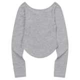 アスティスリムUネックT (3COLOR)